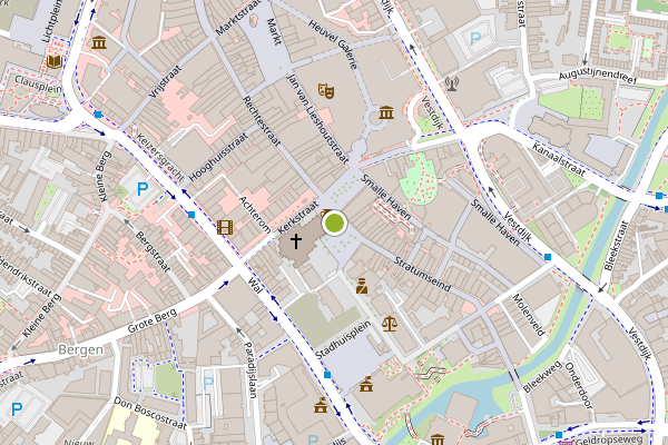 Ambulance-melding op Catharinaplein,, Eindhoven op 18 juni, kaart-overzicht