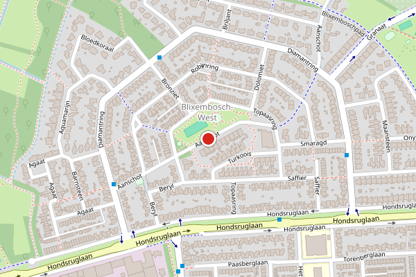Brandweer-melding op Aanschot, Eindhoven op 19 juni, kaart-overzicht