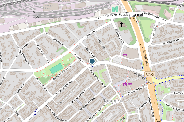 Politie-melding op Tongelresestraat, Eindhoven op 21 juni, kaart-overzicht
