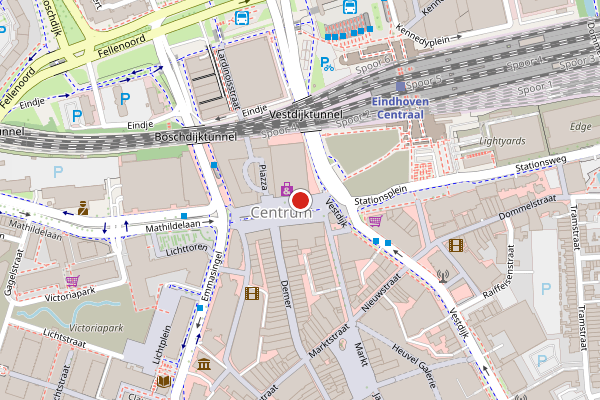 Brandweer-melding op Septemberplein, Eindhoven op 23 juni, kaart-overzicht