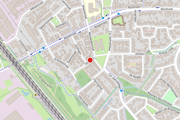 Brandweer-melding op Volkerak, Eindhoven op 24 juni, kaart-overzicht