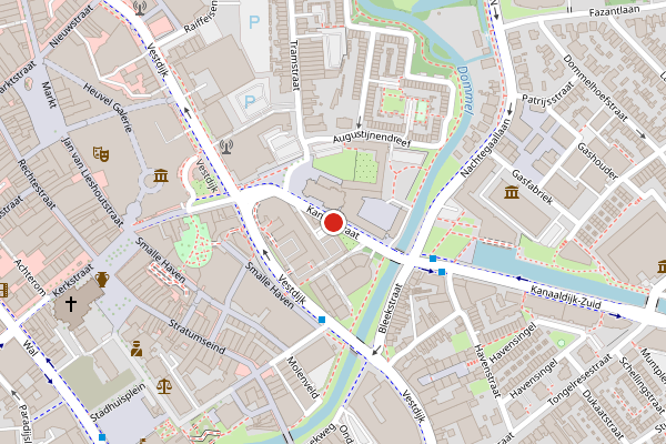 Brandweer-melding op Kanaalstraat, Eindhoven op 24 juni, kaart-overzicht