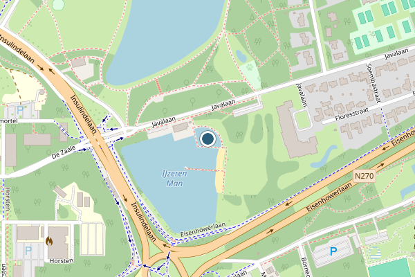 Politie-melding op Javalaan, Eindhoven op 25 juni, kaart-overzicht