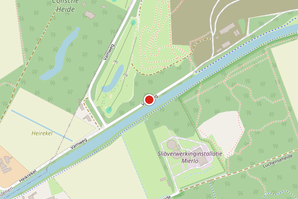 Brandweer-melding op Vamweg, Mierlo op 25 juni, kaart-overzicht