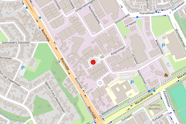 Brandweer-melding op Avignonlaan, Eindhoven op 26 juni, kaart-overzicht