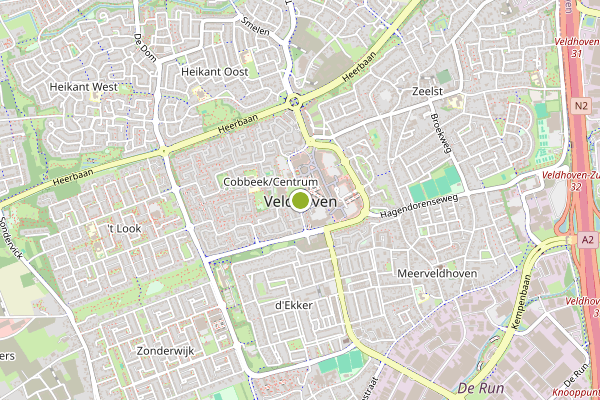 Ambulance-melding op Veldhoven op 26 juni, kaart-overzicht