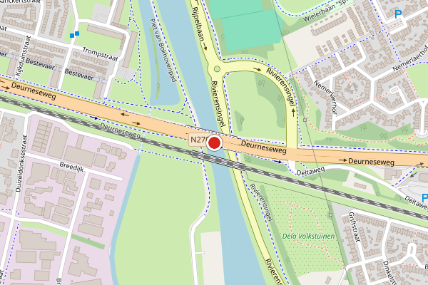 Brandweer-melding op Deurneseweg, Helmond op 26 juni, kaart-overzicht