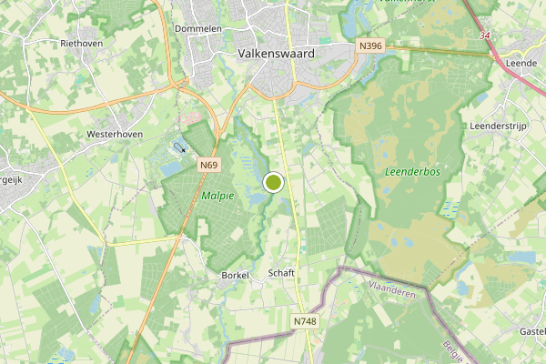 Ambulance-melding op Valkenswaard op 26 juni, kaart-overzicht